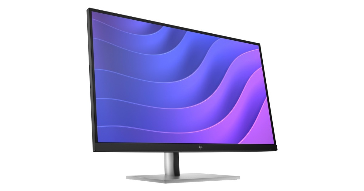 HP E27q G5, LED-Monitor(68.6 cm (27 Zoll), schwarz/silber, QHD, IPS, DisplayPort, HDMI, USB-Hub, Pivot)