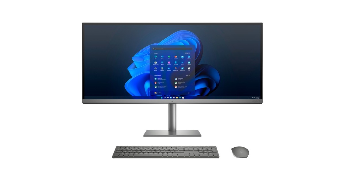 HP ENVY All-in-One 34-c1004ng, PC-System(silber, Windows 11 Home 64-Bit)