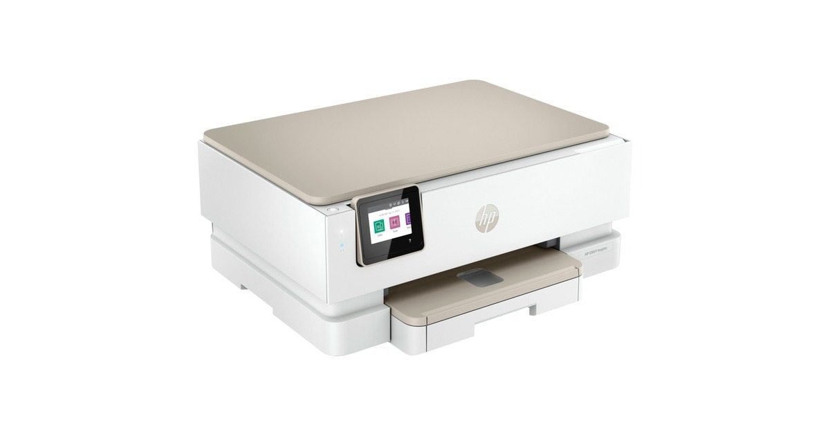 HP ENVY Inspire 7220e All-in-One, Multifunktionsdrucker(hellgrau/beige, HP+, Instant Ink, USB, WLAN, Scan, Kopie )