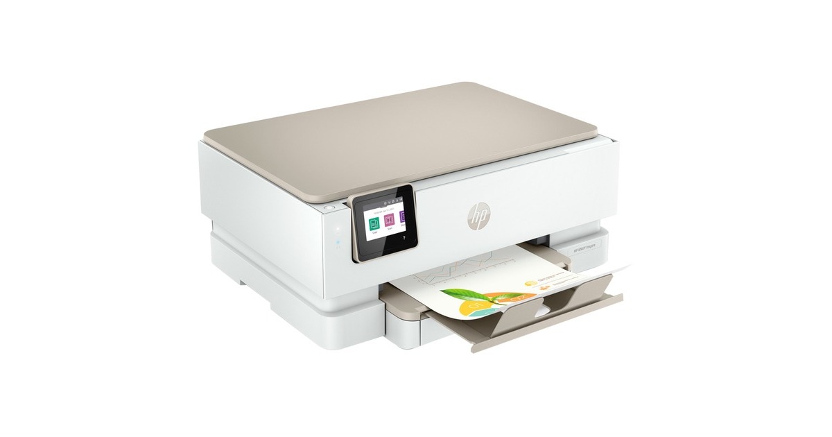 HP ENVY Inspire 7221e All-in-One, Multifunktionsdrucker(hellgrau/hellblau, USB, WLAN, Scan, Kopie)