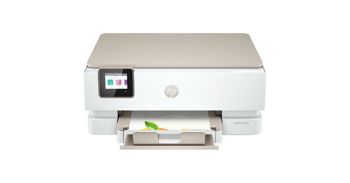 HP ENVY Inspire 7221e All-in-One, Multifunktionsdrucker(hellgrau/hellblau, USB, WLAN, Scan, Kopie)