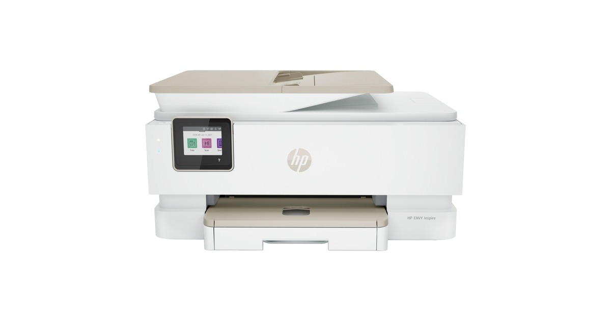 HP ENVY Inspire 7920e All-in-One, Multifunktionsdrucker(hellgrau/beige, HP+, Instant Ink, USB, WLAN, Scan, Kopie)
