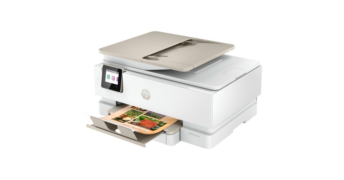 HP ENVY Inspire 7920e All-in-One, Multifunktionsdrucker(hellgrau/beige, HP+, Instant Ink, USB, WLAN, Scan, Kopie)