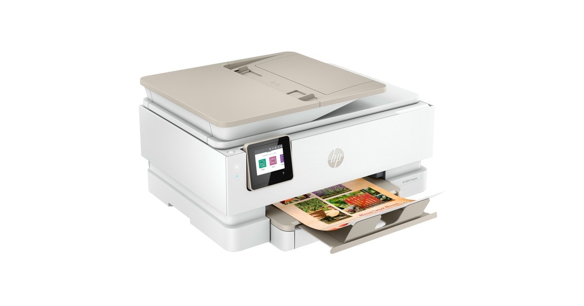 HP ENVY Inspire 7924e All-in-One, Multifunktionsdrucker(hellgrau/beige, HP+, Instant Ink, USB, WLAN, Scan, Kopie)