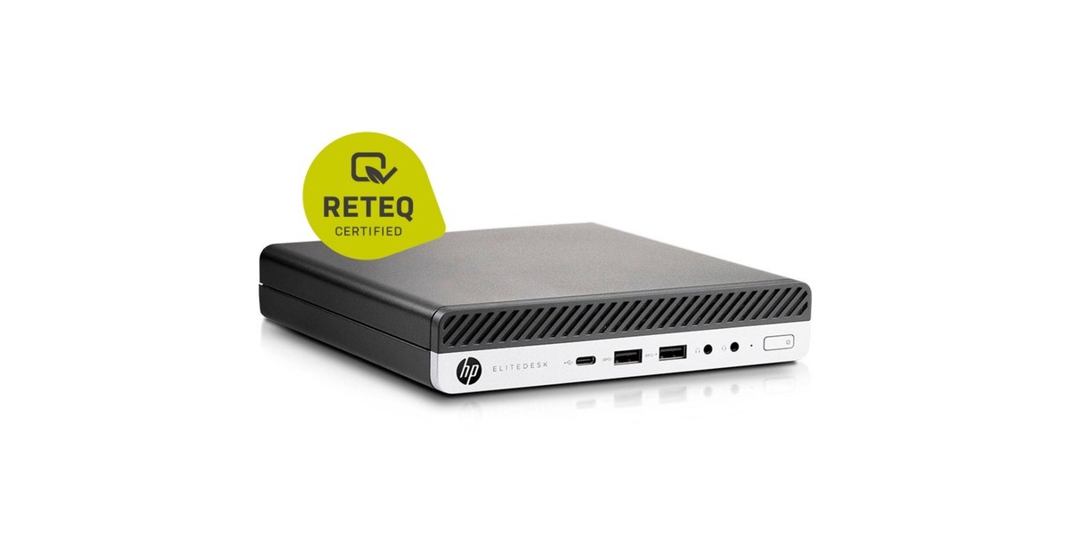HP EliteDesk 800 G3 DM Generalüberholt, Mini-PC(silber, Windows 10 Pro 64-Bit) HP EliteDesk 800 G3 DM Generalüberholt, Mini-PC(silber, Windows 10 Pro 64-Bit)