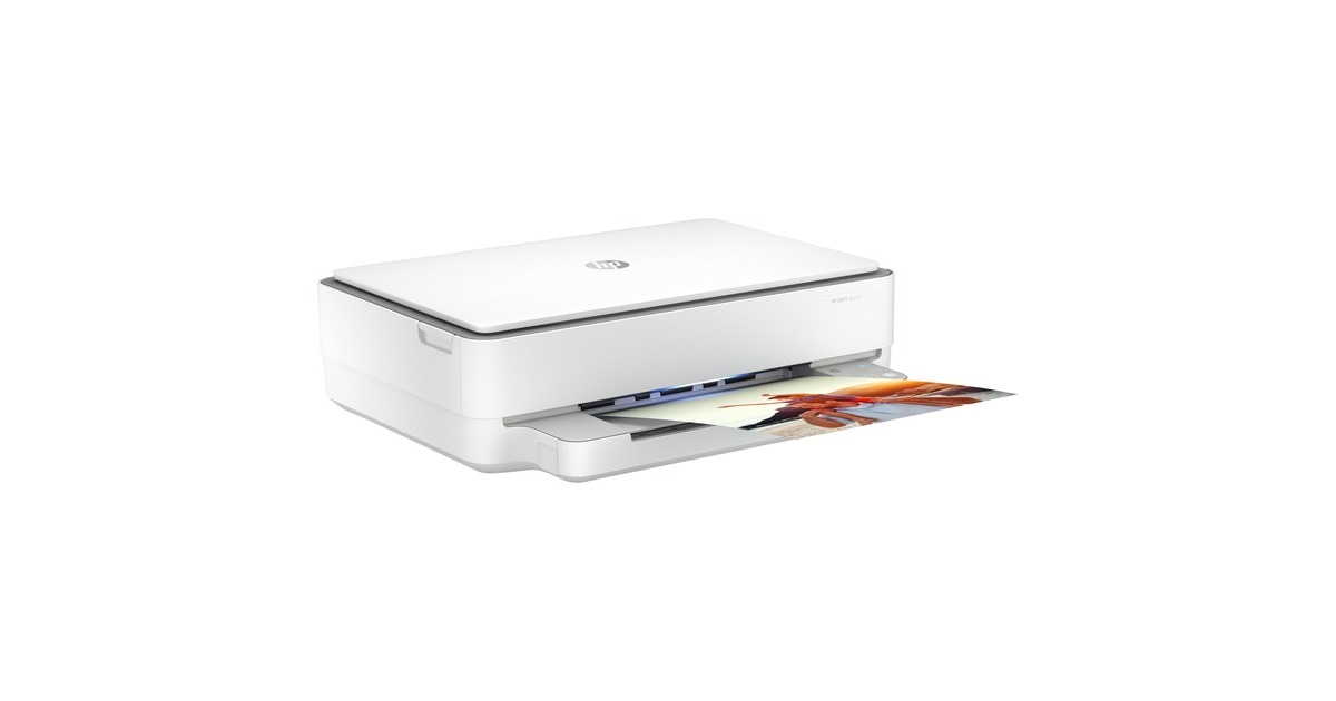 HP Envy 6020e All-on-One, Multifunktionsdrucker(weiß/grau, HP+, Instant Ink, USB, WLAN, Scan, Kopie)