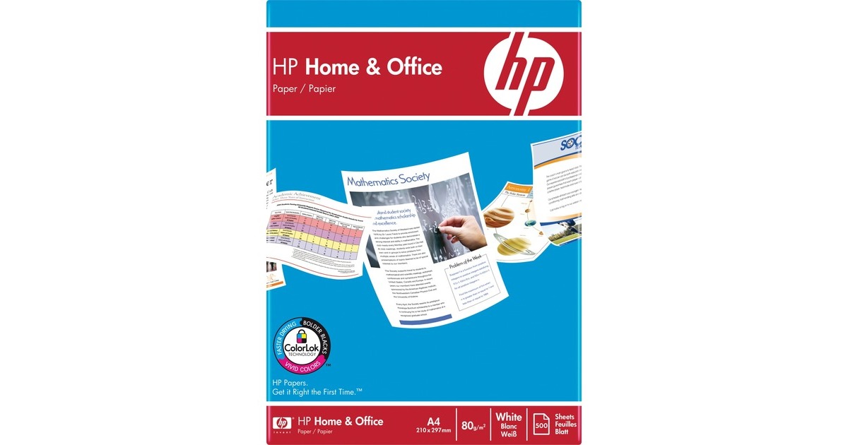 HP Home & Office 80g 210x297 (CHP150), Papier(DIN A4 (80g/m²), 500 Blatt)