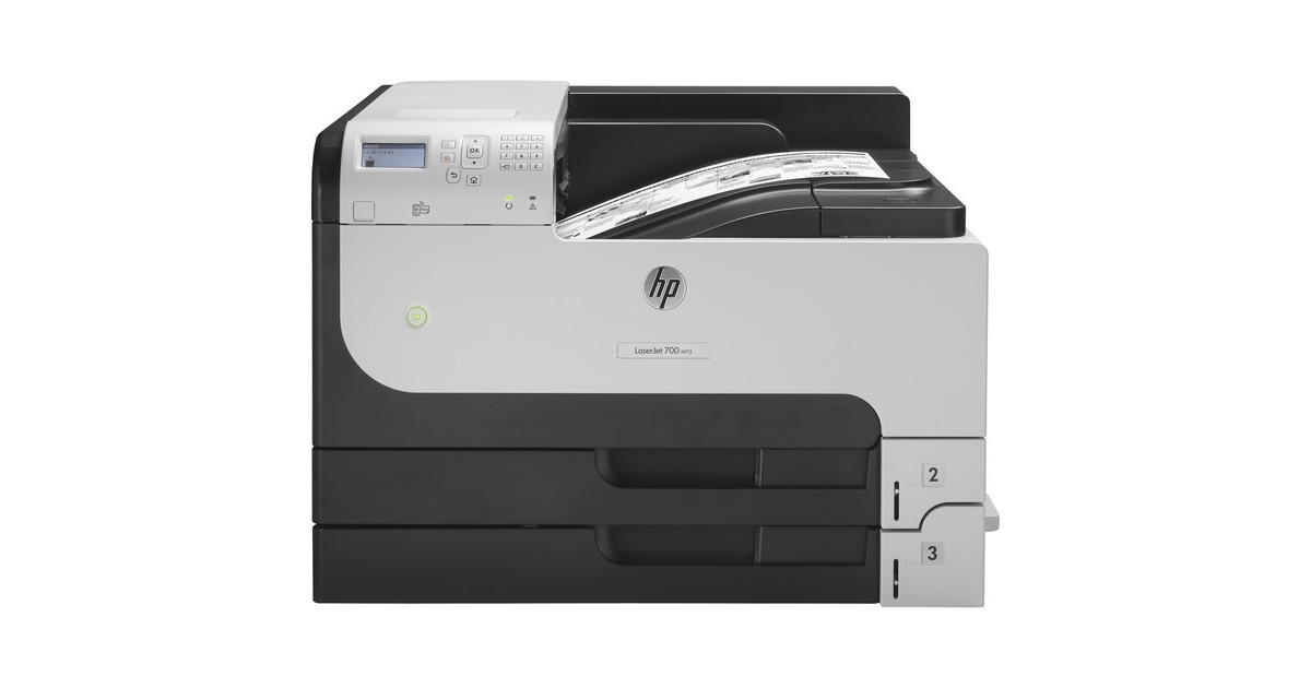 HP LaserJet Enterprise 700 M712dn (CF236A), Laserdrucker(weiß/schwarz, USB/LAN)
