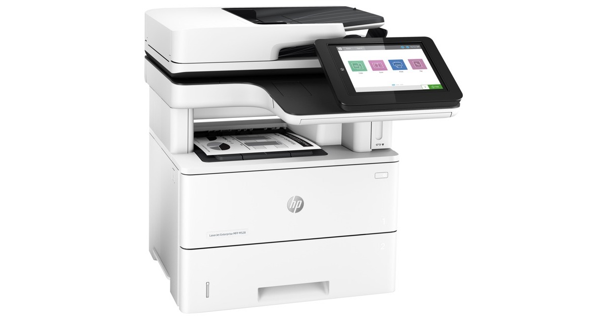 HP LaserJet Enterprise M528f MFP, Multifunktionsdrucker(grau/anthrazit, USB, LAN, Scan, Kopie, Fax)