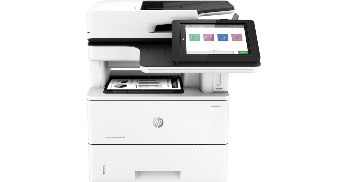 HP LaserJet Enterprise M528f MFP, Multifunktionsdrucker(grau/anthrazit, USB, LAN, Scan, Kopie, Fax) HP LaserJet Enterprise M528f MFP, Multifunktionsdrucker(grau/anthrazit, USB, LAN, Scan, Kopie, Fax)
