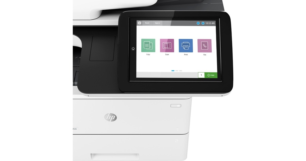 HP LaserJet Enterprise M528f MFP, Multifunktionsdrucker(grau/anthrazit, USB, LAN, Scan, Kopie, Fax) HP LaserJet Enterprise M528f MFP, Multifunktionsdrucker(grau/anthrazit, USB, LAN, Scan, Kopie, Fax)
