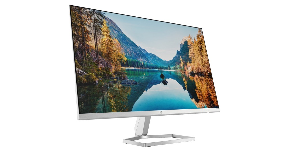 HP M24fw, LED-Monitor(61 cm (24 Zoll), silber/weiß, FullHD, IPS, AMD Free-Sync, USB-C)