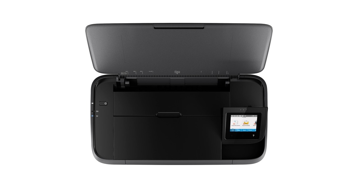 HP OfficeJet 250 Mobiler All-in-One-Drucker, Multifunktionsdrucker(schwarz, USB/WLAN, Scan, Kopie)