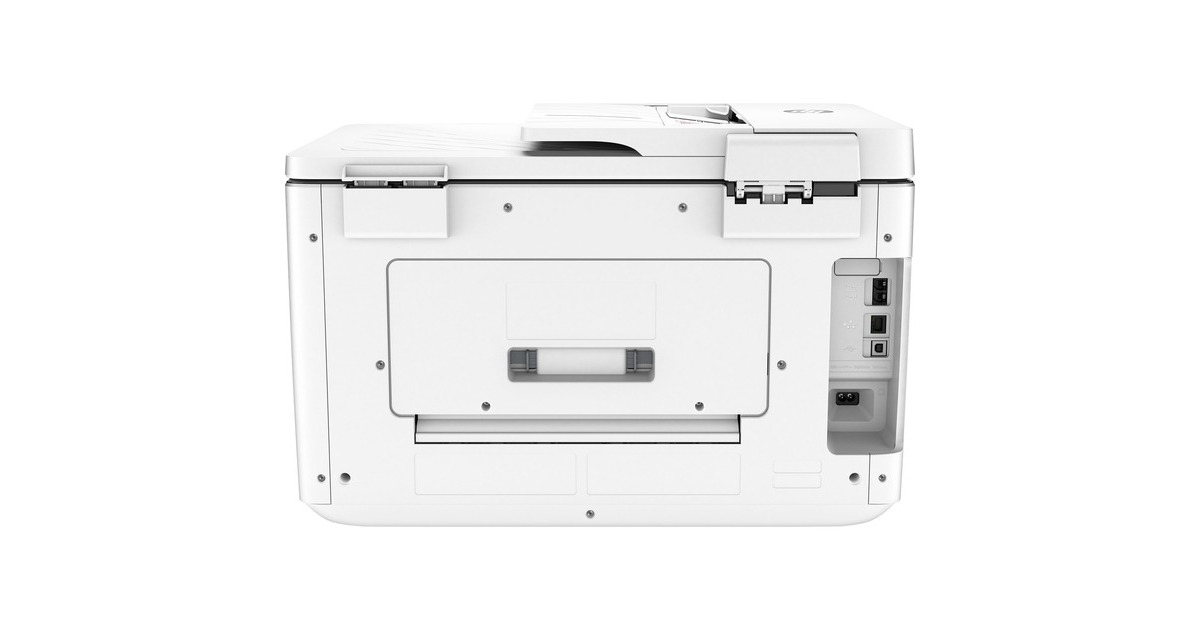 HP OfficeJet 7740 All-in-One, Multifunktionsdrucker(schwarz/grau, USB, LAN, WLAN, Scan, Kopie, Fax)