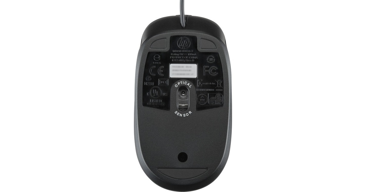HP Optische 2,9 M USB-Maus(schwarz)