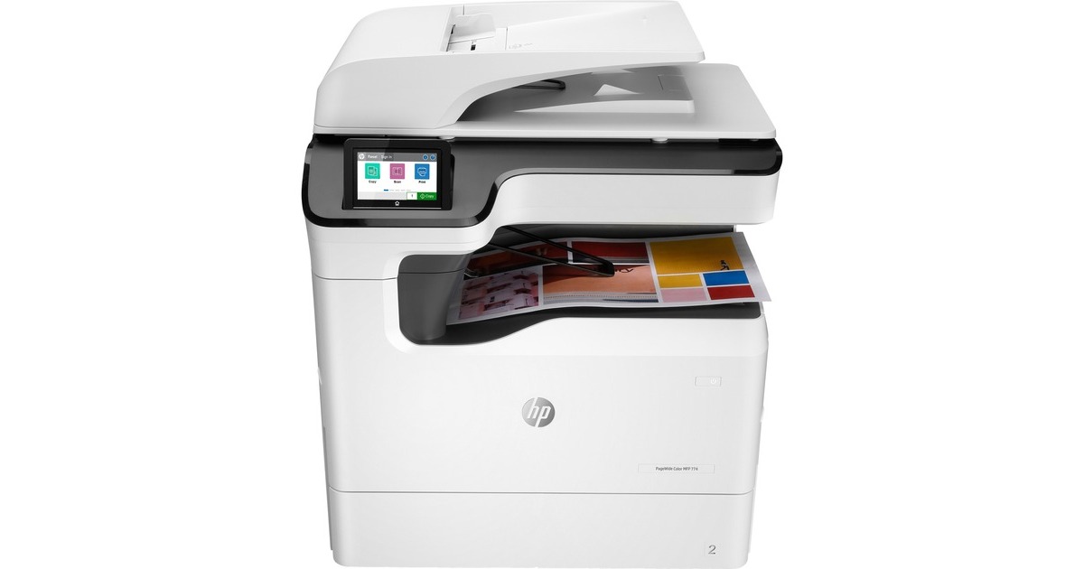 HP PageWide Color MFP 774dn, Multifunktionsdrucker(grau/schwarz, USB, LAN, Kopie, Scan, Fax) HP PageWide Color MFP 774dn, Multifunktionsdrucker(grau/schwarz, USB, LAN, Kopie, Scan, Fax)