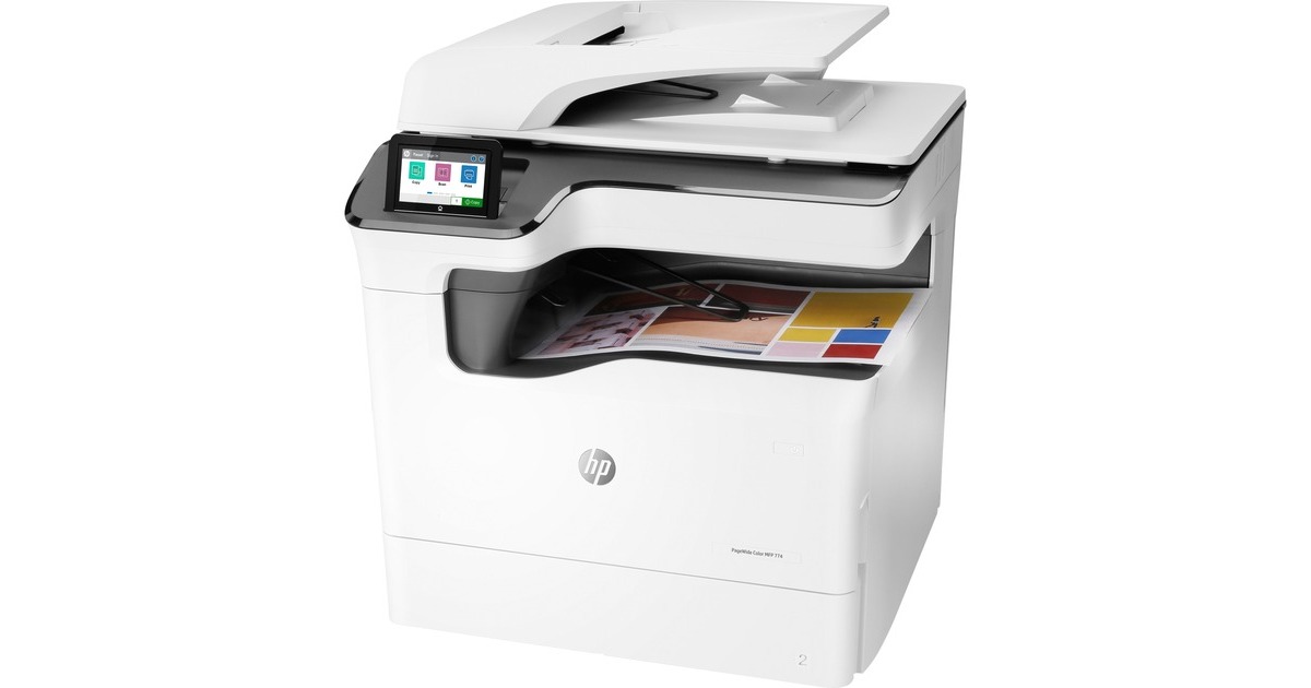 HP PageWide Color MFP 774dn, Multifunktionsdrucker(grau/schwarz, USB, LAN, Kopie, Scan, Fax)