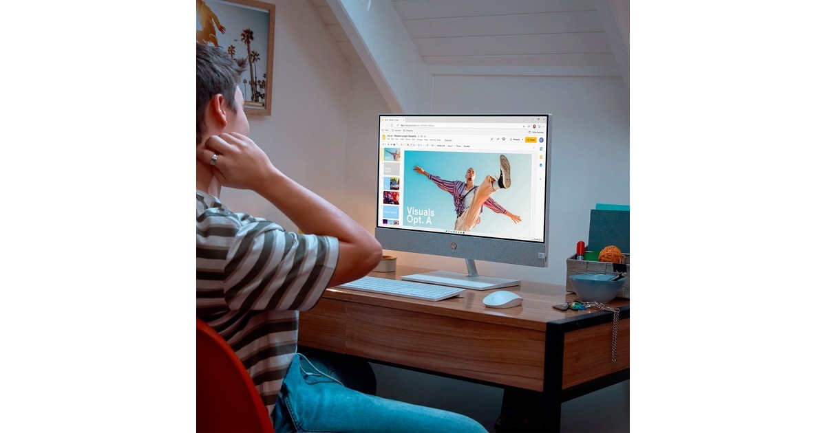 HP Pavilion All-in-One 24-ca2001ng, PC-System(weiß, Windows 11 Home 64-Bit)