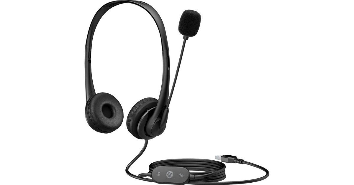 HP Stereo-USB-Headset G2(schwarz)