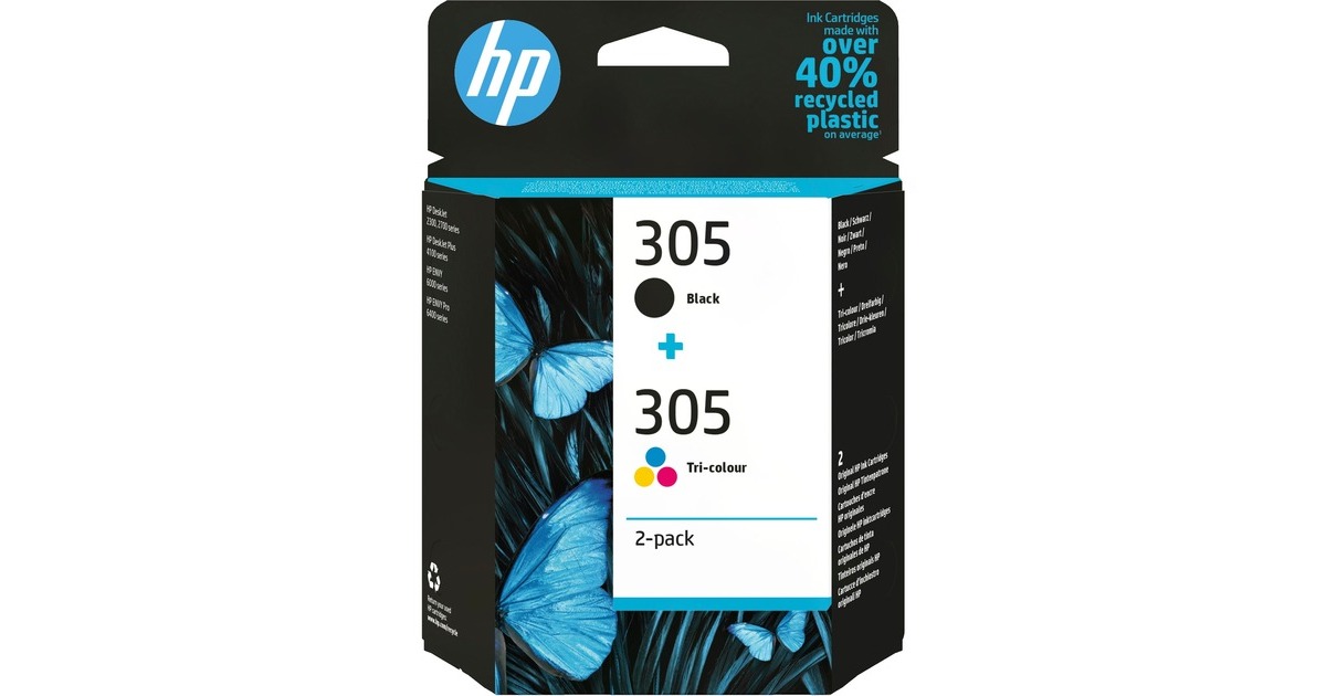 HP Tinte 2er-Pack Nr. 305 (6ZD17AE)