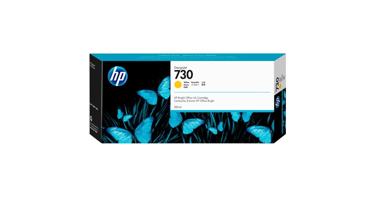 HP Tinte DesignJet Nr. 730 gelb (P2V70A)
