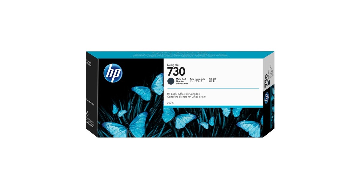 HP Tinte DesignJet Nr. 730 schwarz (P2V71A)