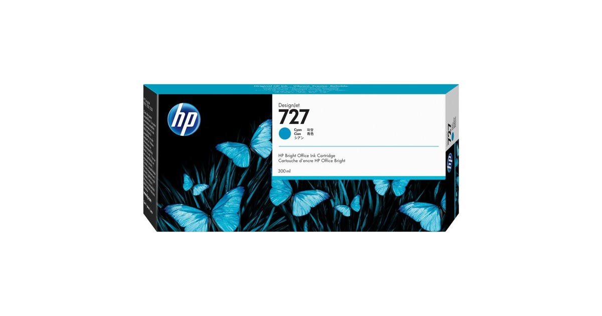 HP Tinte cyan Nr. 727 (F9J76A)