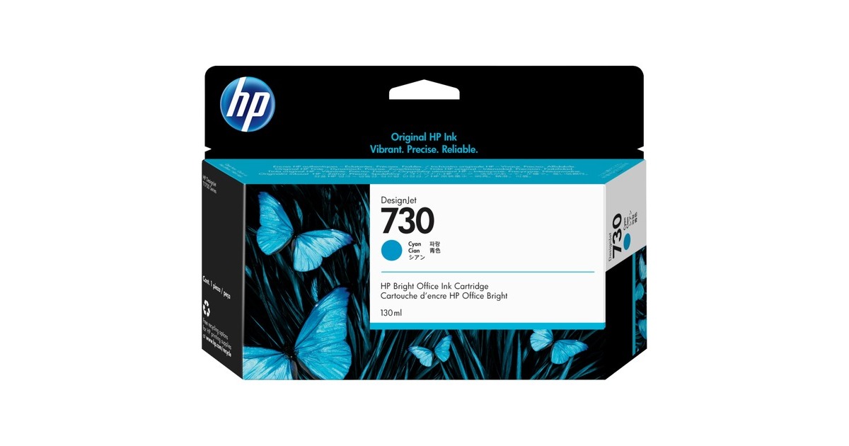 HP Tinte cyan Nr. 730 (P2V62A)