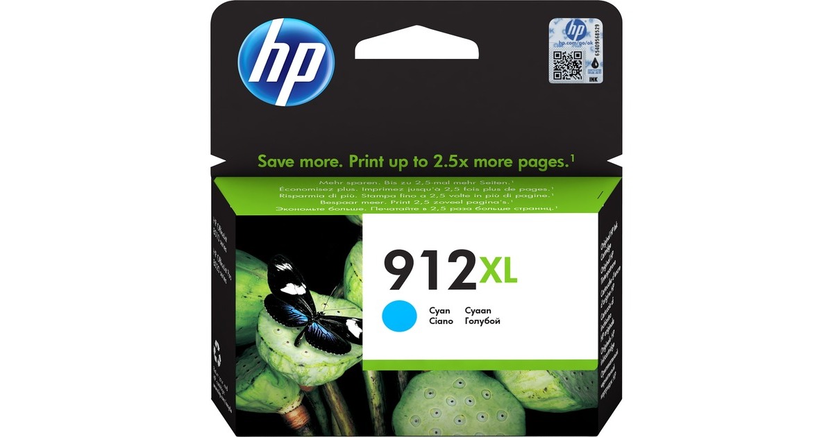 HP Tinte cyan Nr. 912XL (3YL81AE)