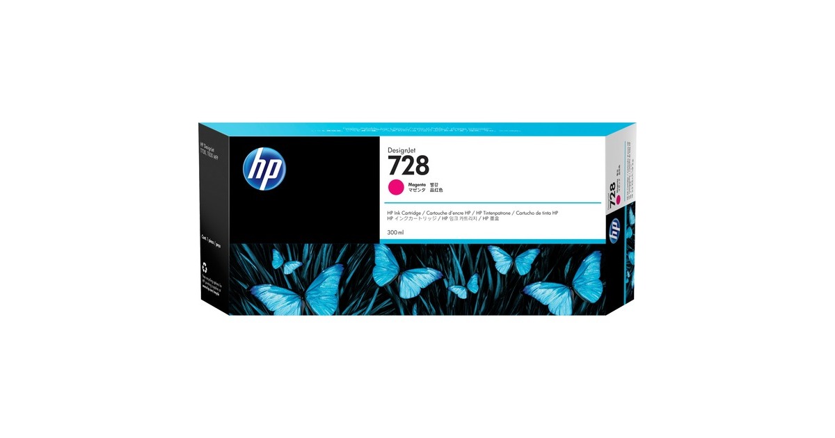 HP Tinte magenta Nr. 728 (F9K16A)