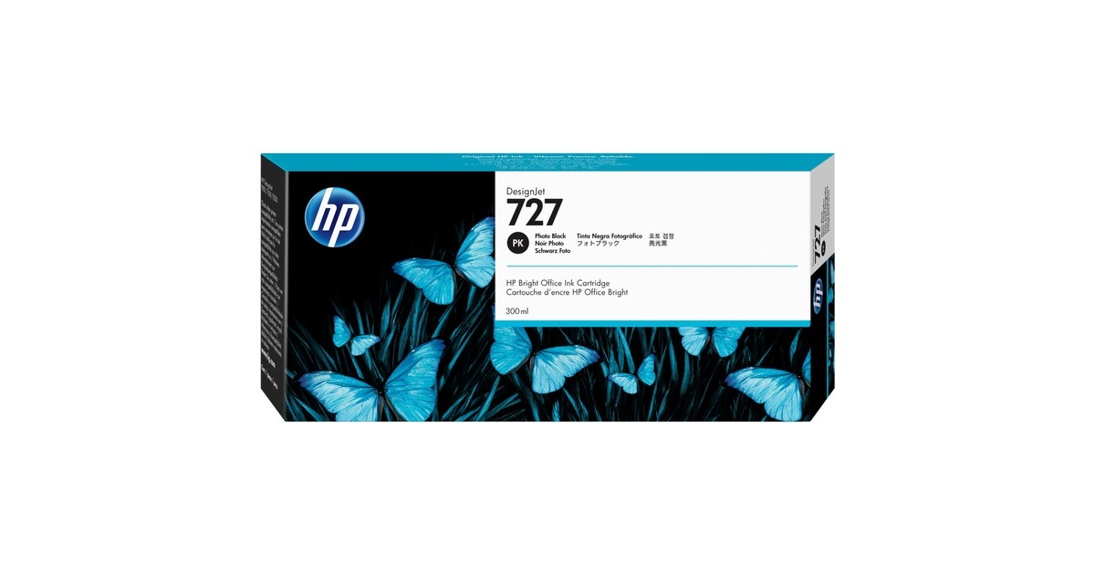 HP Tinte photoschwarz Nr. 727 (F9J79A)