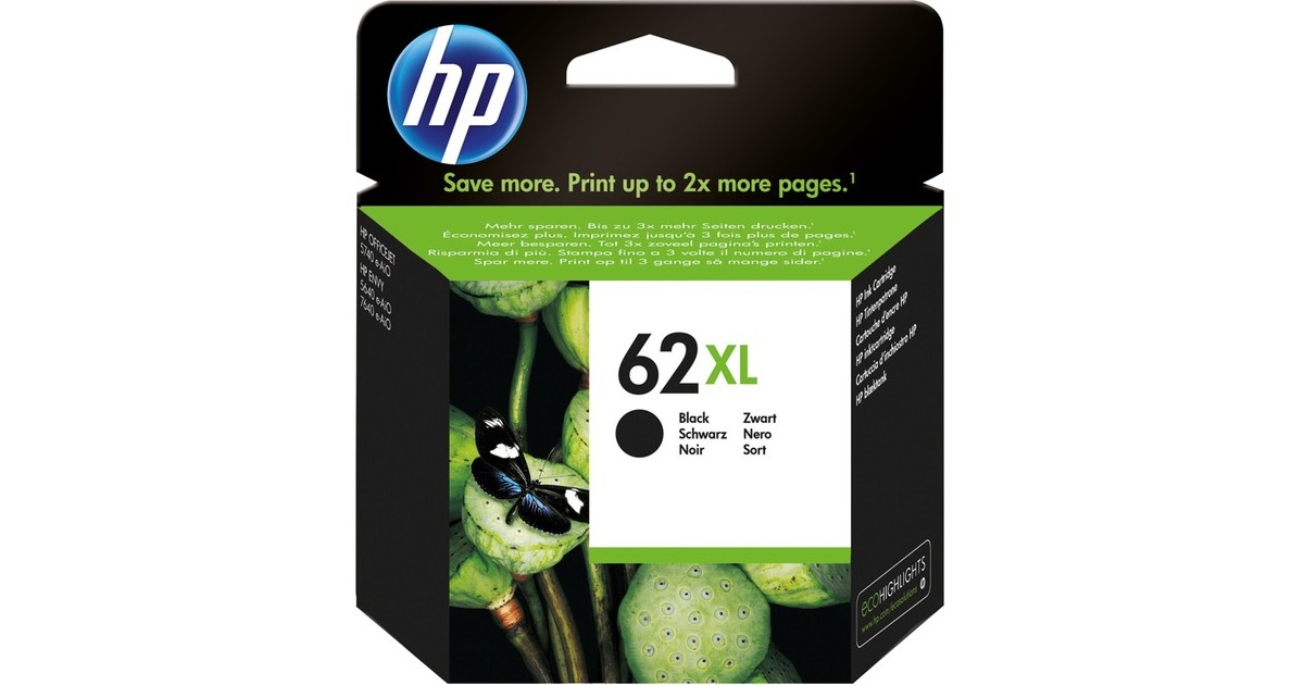 HP Tinte schwarz Nr. 62XL (C2P05AE)
