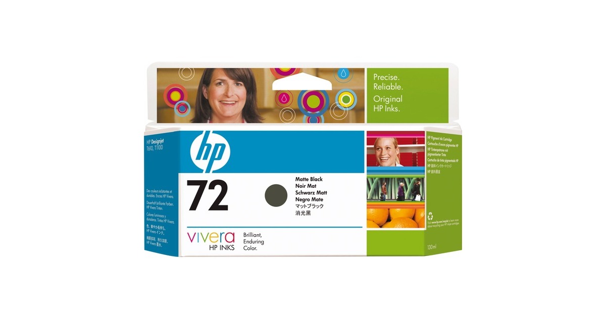 HP Tinte schwarz Nr. 72 (C9403A)