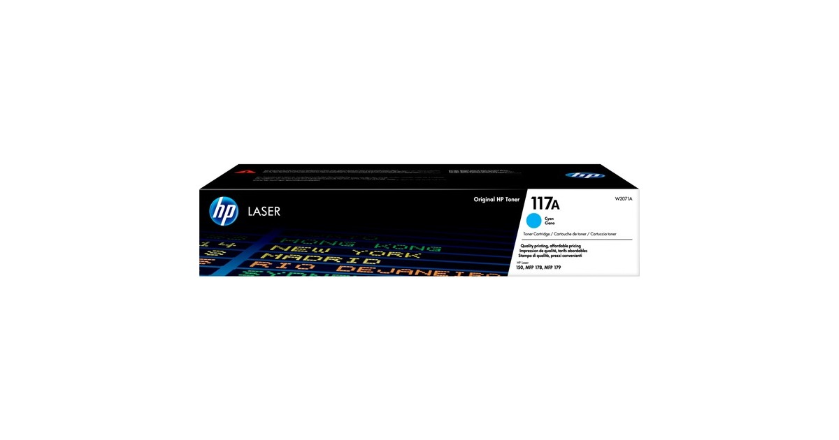 HP Toner cyan 117A (W2071A)