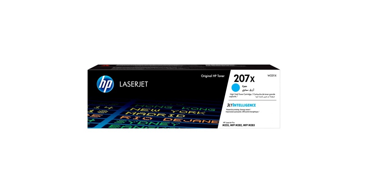 HP Toner cyan 207X (W2211X)