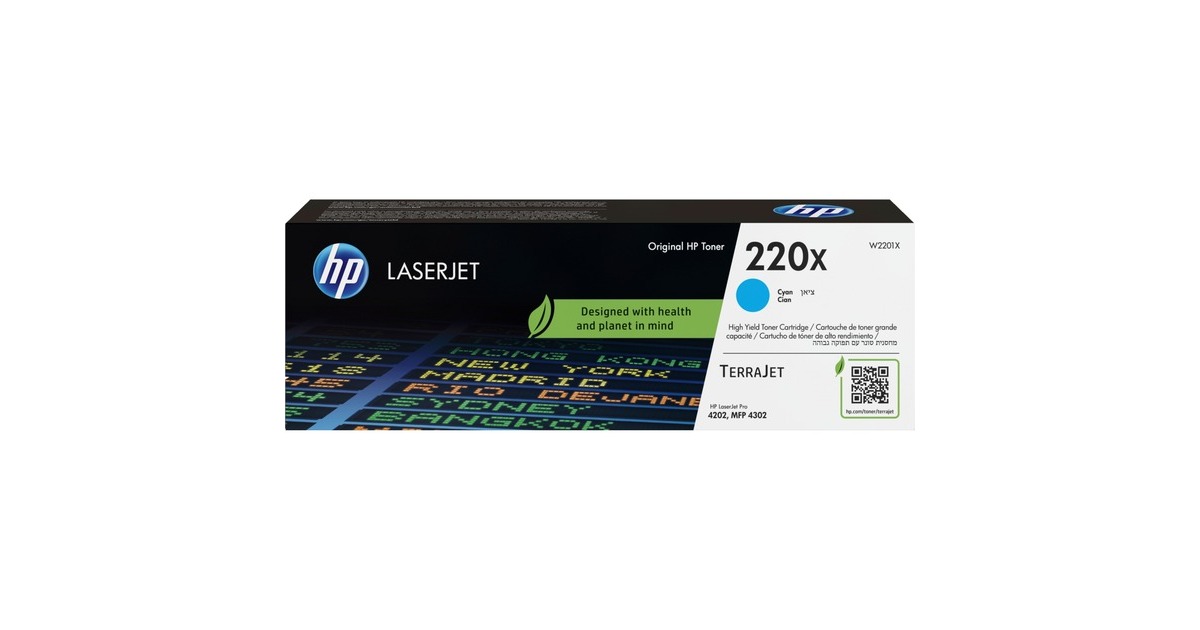 HP Toner cyan 220X