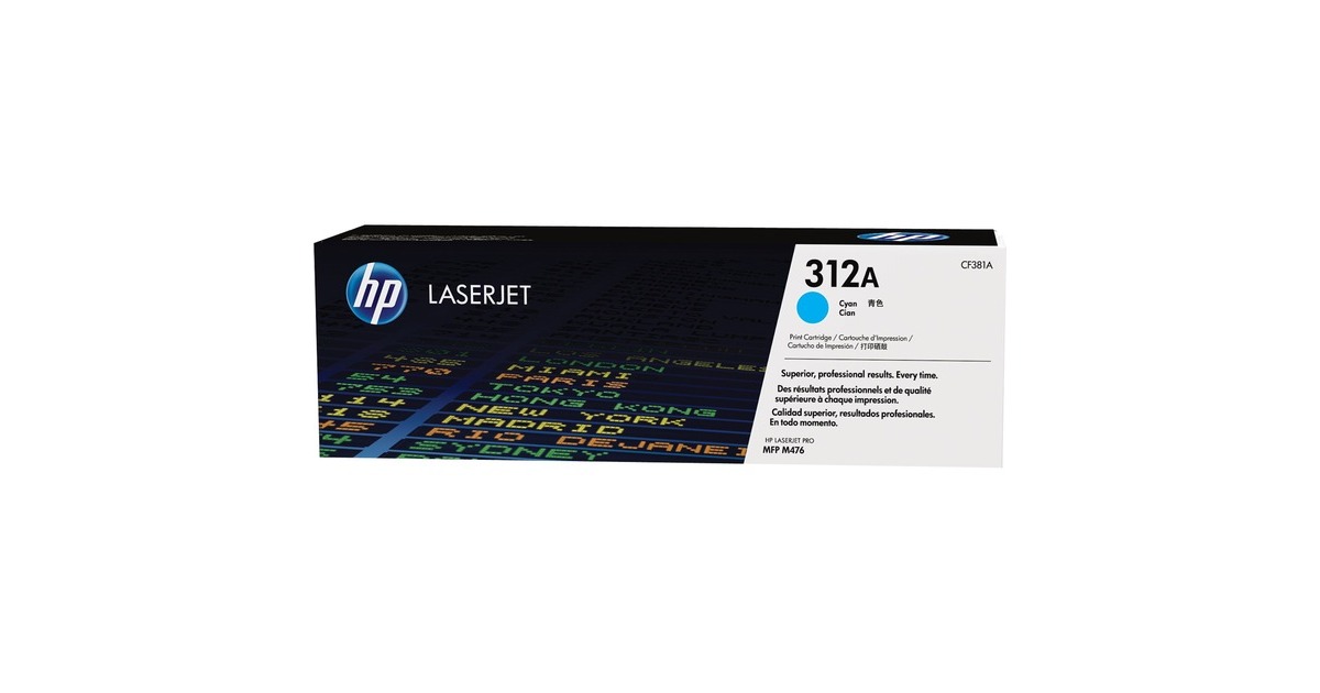 HP Toner cyan 312A (CF381A)