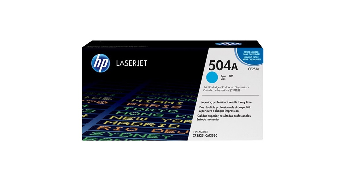 HP Toner cyan 504A (CE251A)(türkis)