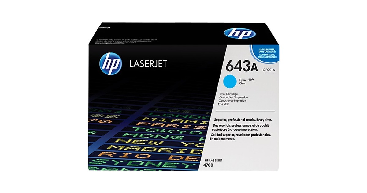 HP Toner cyan 643A (Q5951A)(türkis, Retail)