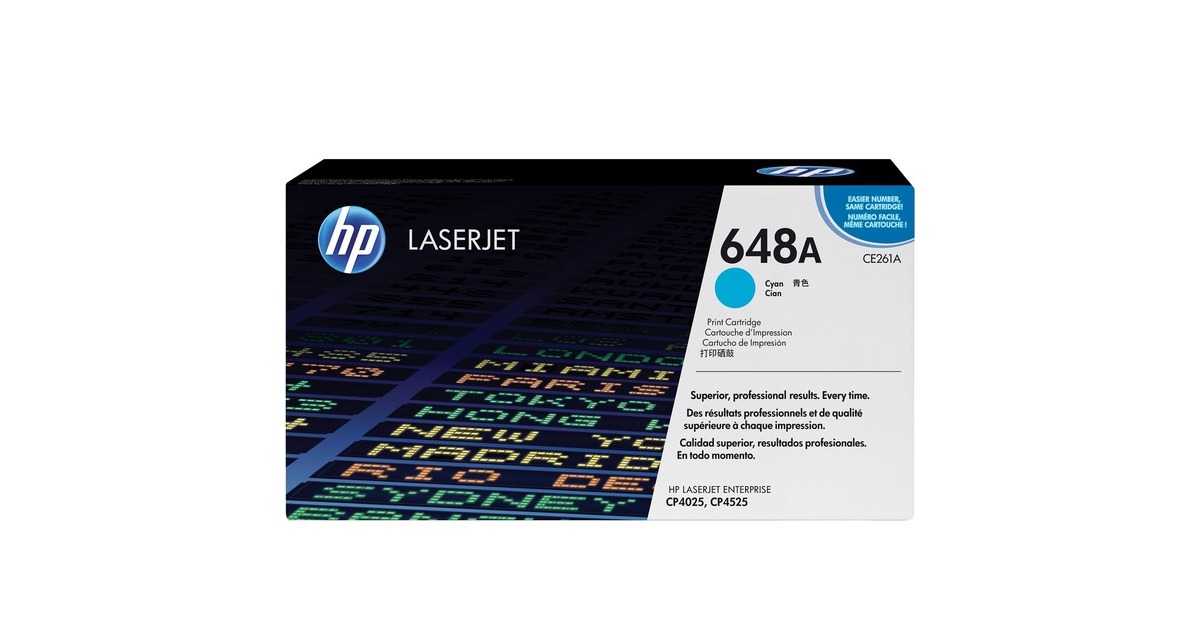HP Toner cyan 648A (CE261A)(türkis, Retail)