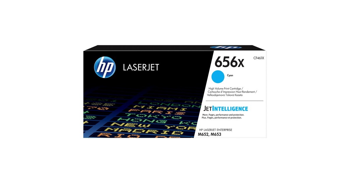 HP Toner cyan 656X (CF461X)