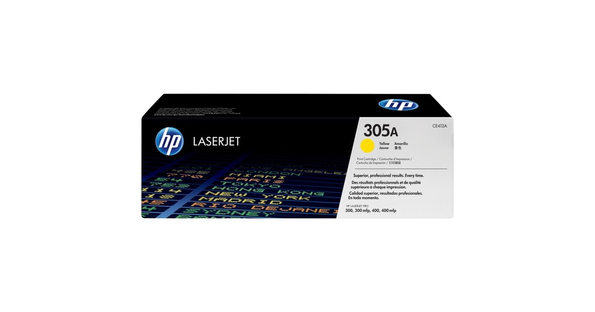 HP Toner gelb 305A (CE412A)