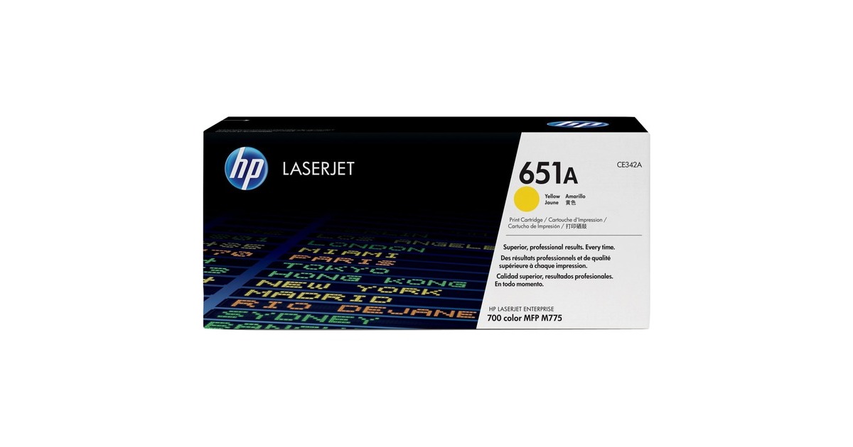 HP Toner gelb 651A (CE342A)(gelb)