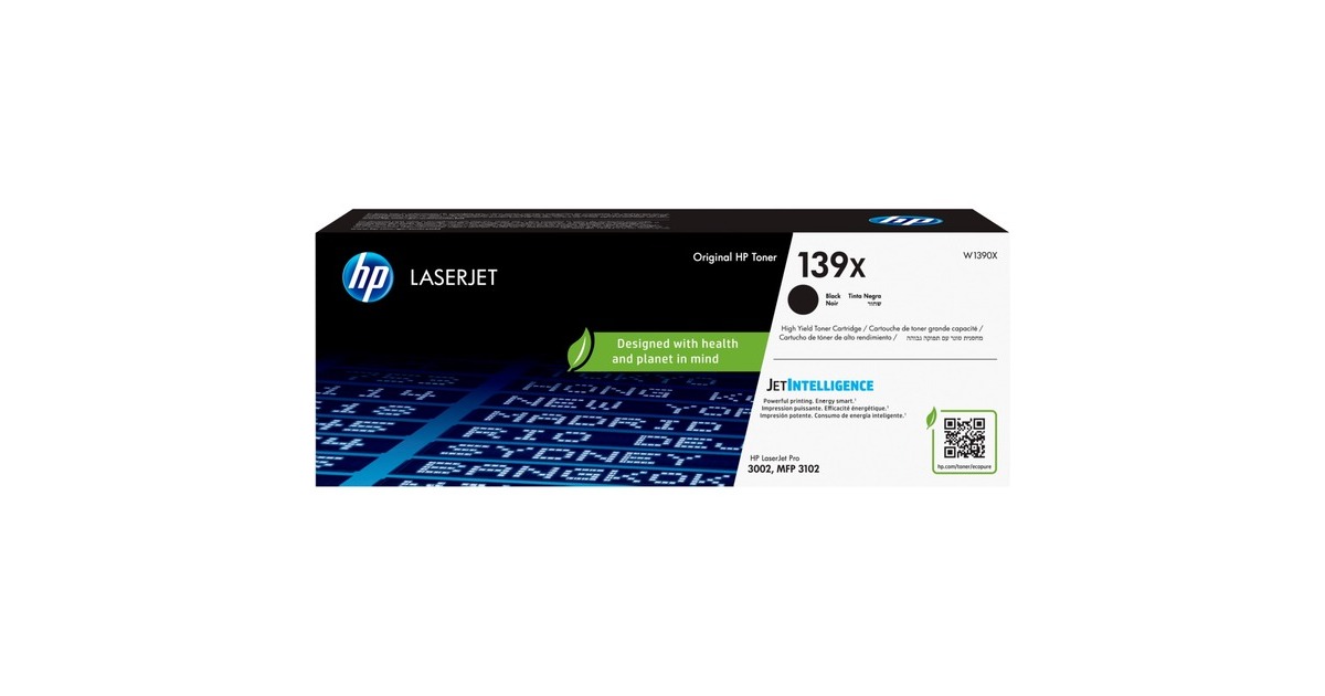 HP Toner schwarz 139X (W1390X)(Hohe Kapazität)