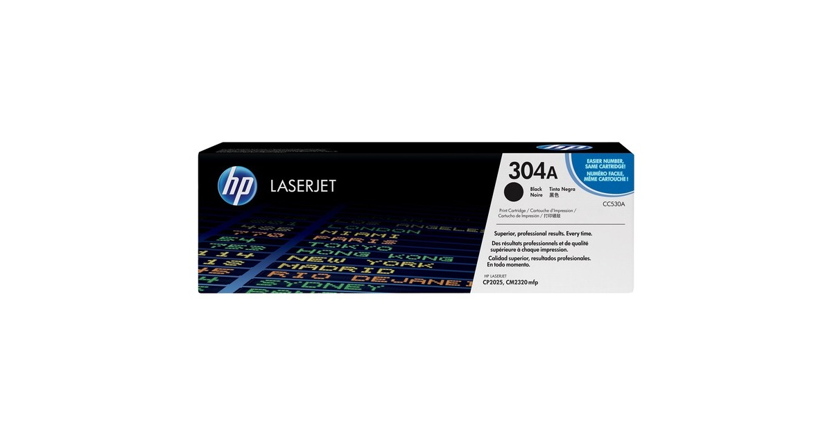 HP Toner schwarz 304A (CC530A)(schwarz, Retail)