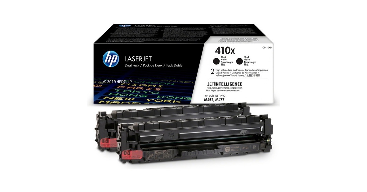 HP Toner schwarz 410X (CF410XD)(Doppelpack)