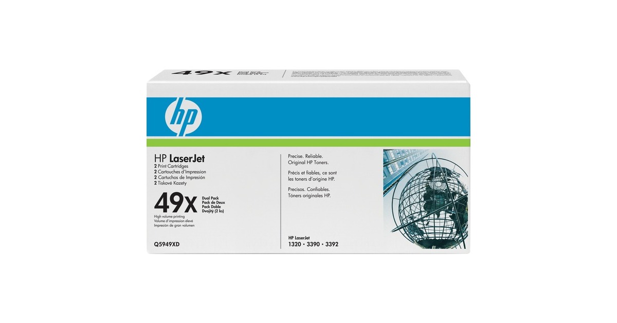 HP Toner schwarz 49X (Q5949XD)(Doppelpack, Retail)
