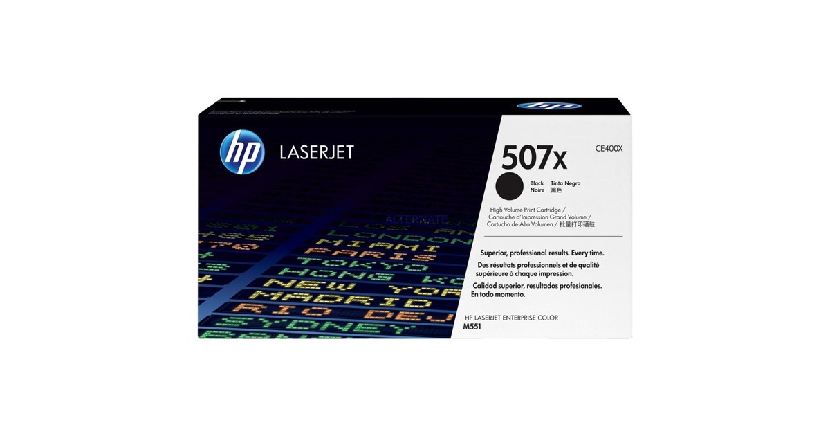 HP Toner schwarz 507X (CE400X)(schwarz, Retail)
