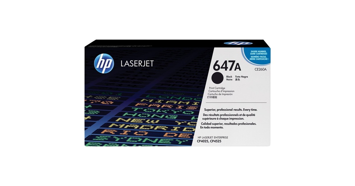 HP Toner schwarz 647A (CE260A)(schwarz, Retail)