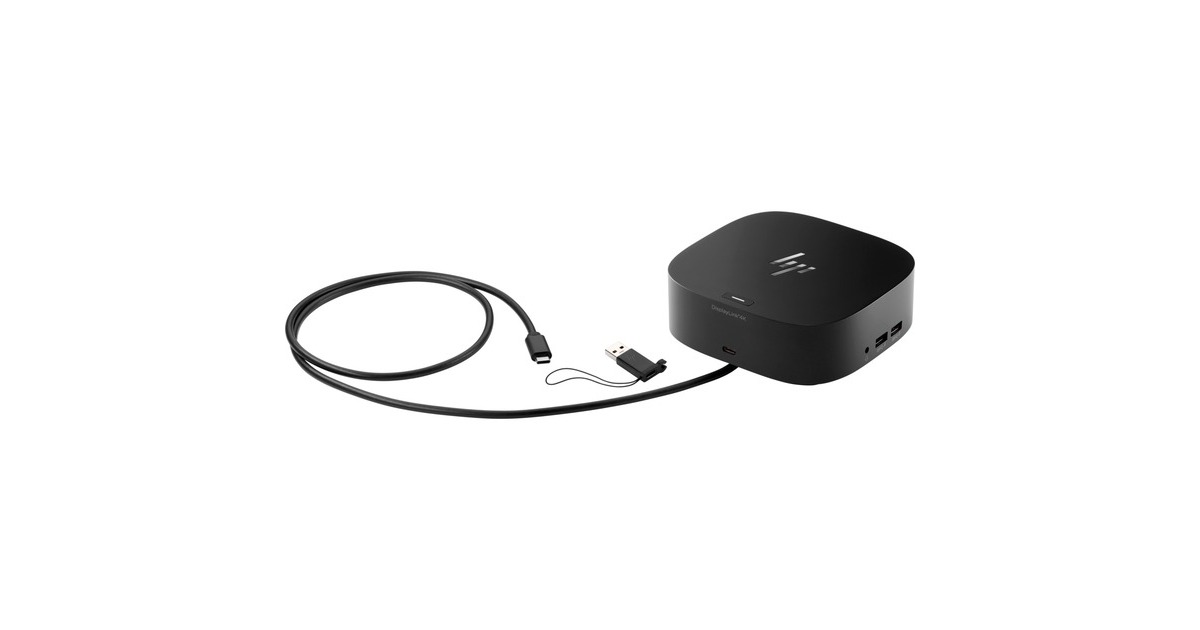 HP USB-C/A Universal Dockingstation G2(schwarz, USB-C, HDMI, DisplayPort)